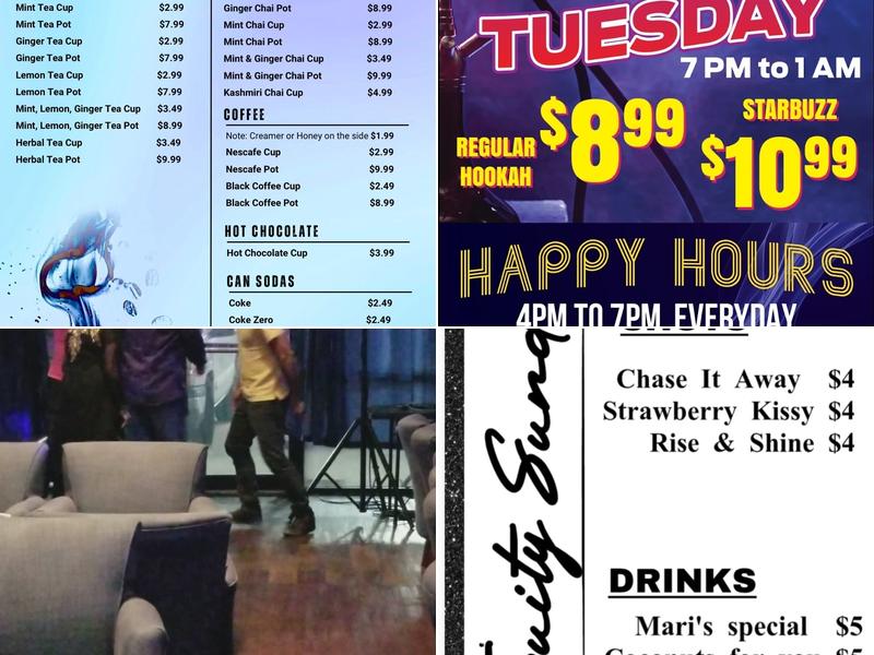 Cloud Hookah & Grill Menu