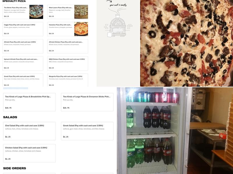 Great American Pizza Menu