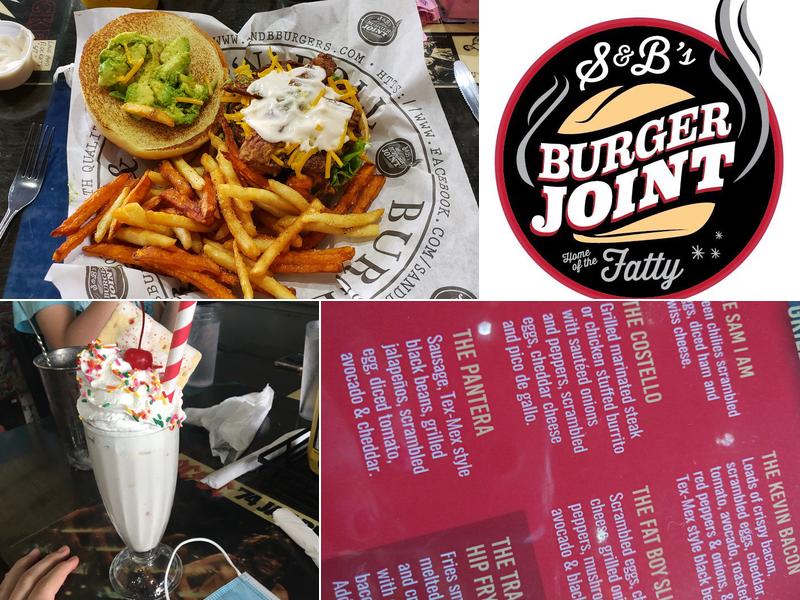 S&B's Burger Joint Menu