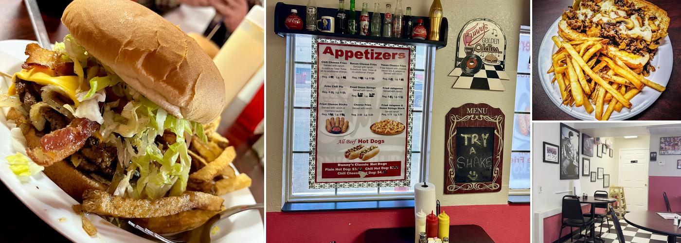 Bunny's Onion Burgers Menu