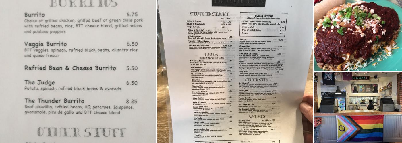 Big Truck Tacos Menu