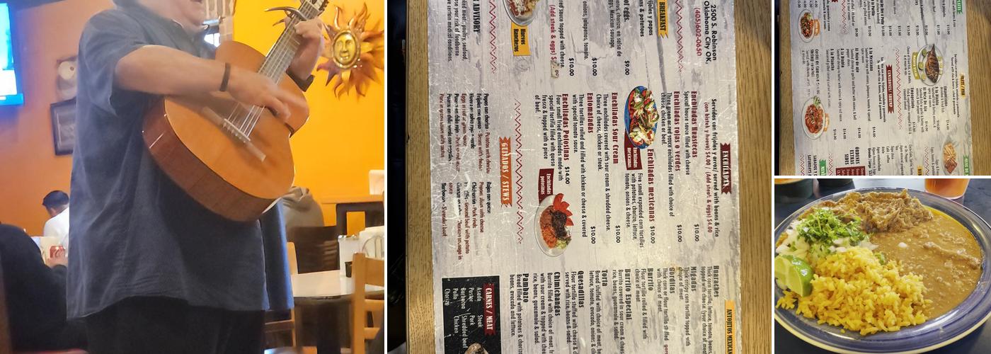 El Potosino Menu