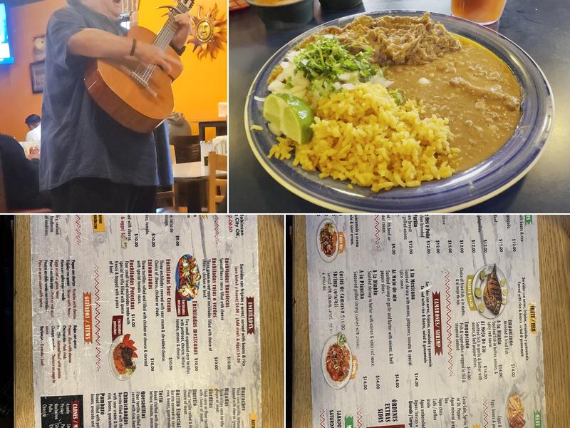 El Potosino Menu