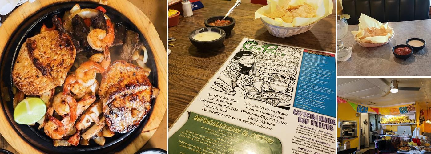 Casa Perico Mexican Grille Menu