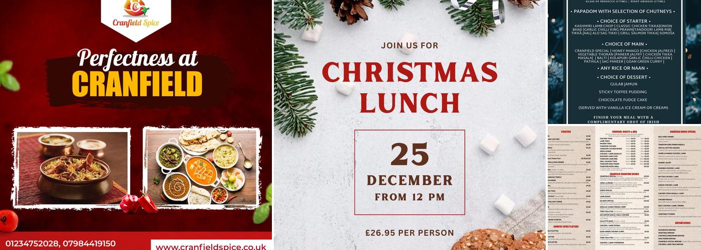 Cranfield Spice Menu