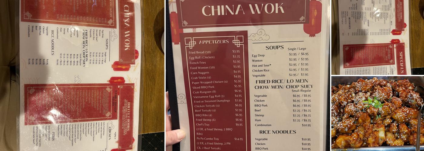 China Wok Menu