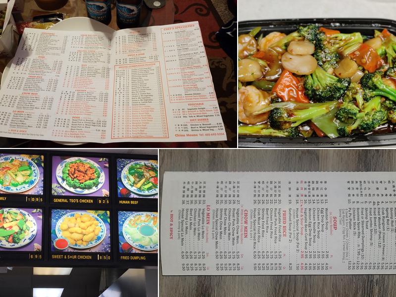 China House Menu