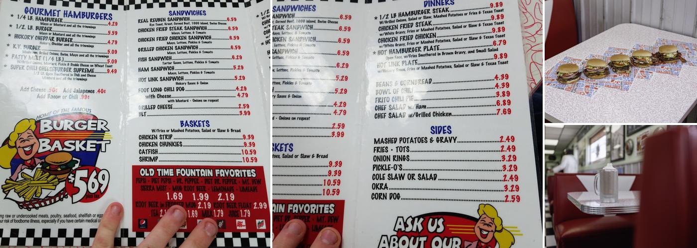 Boomarang Diner - Midwest City Menu