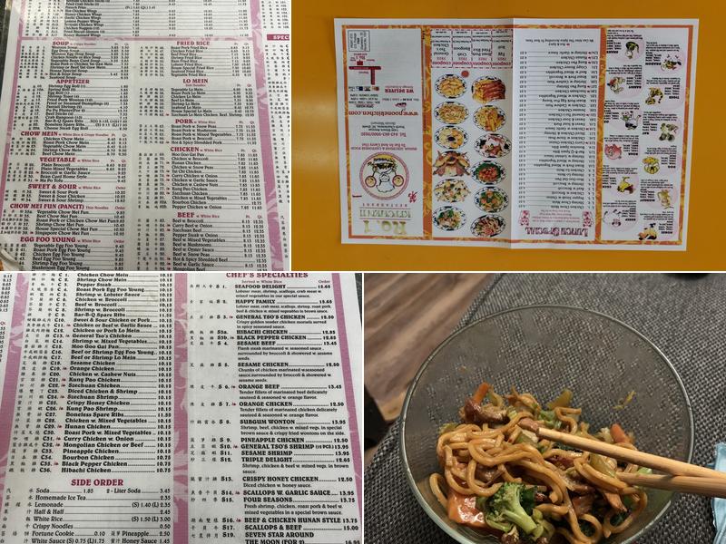 Number One Kitchen Menu