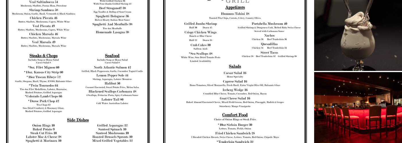 Michael's Grill Menu