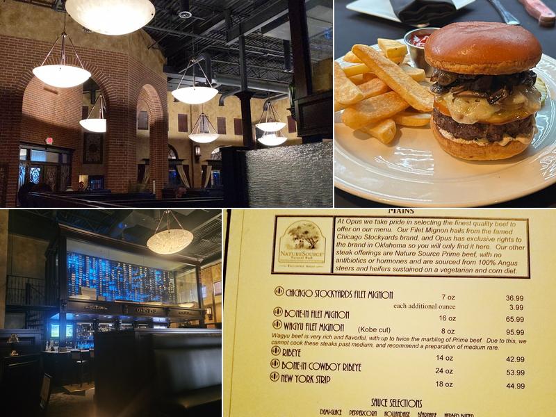 Opus Prime Steakhouse Menu