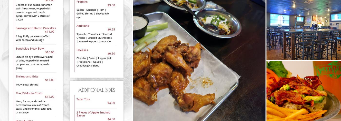 Southside 17 Menu