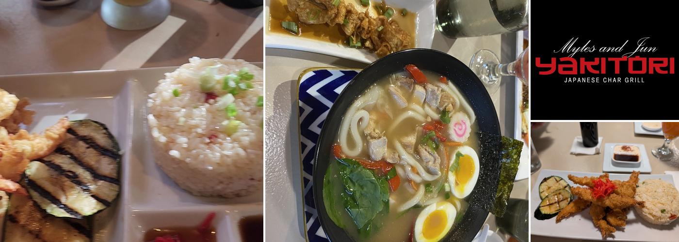 Myles and Jun Yakitori Japanese Char Grill Menu