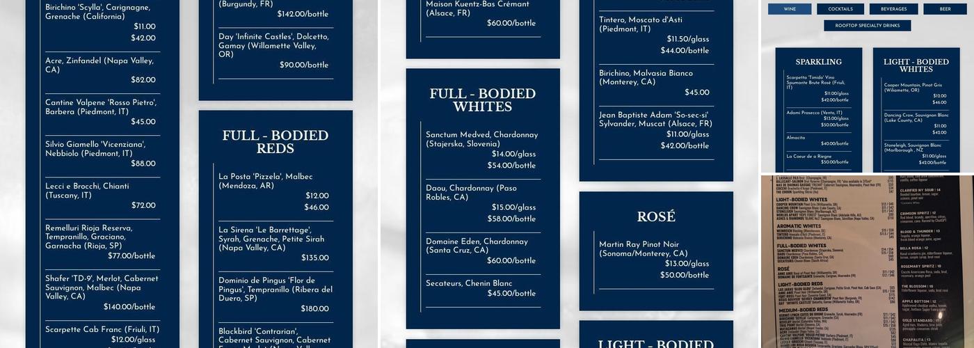 Packard's Menu