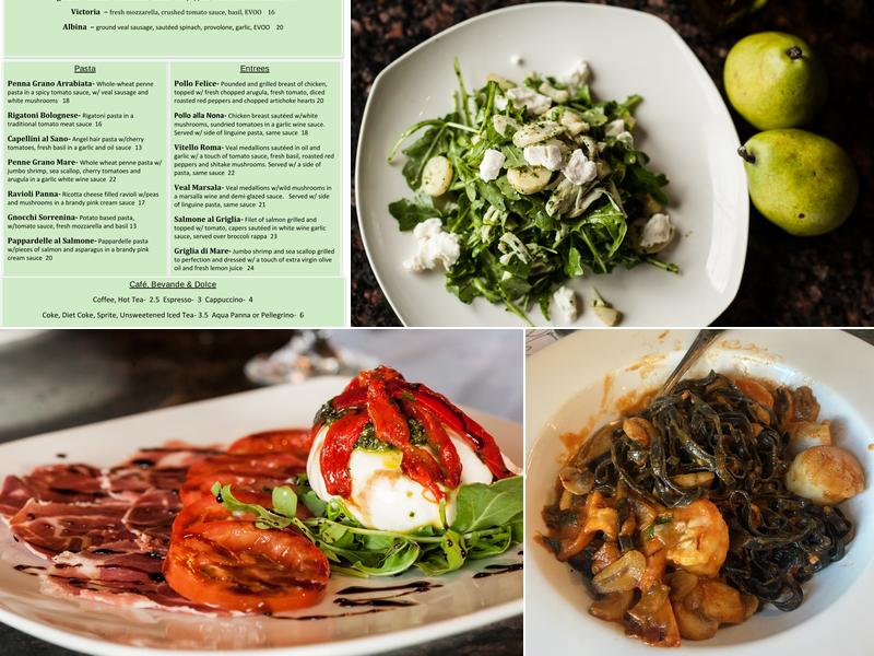 Arugula Ristorante at Cold Point Village Menu