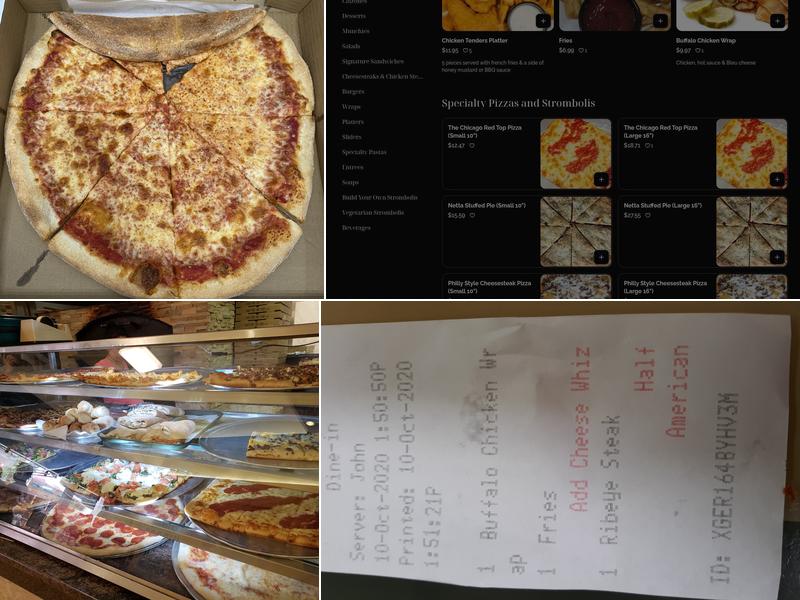 Main Street Pizzeria & Grille Menu