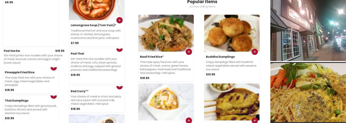 Chiangmai Menu