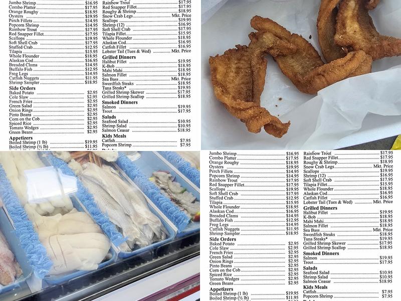White River Fish Market Menu