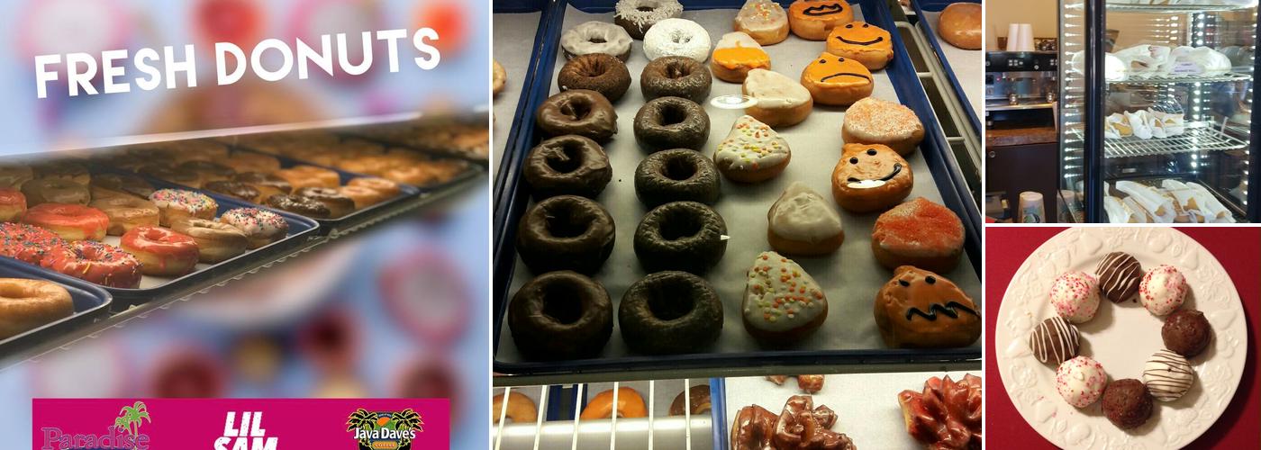 Paradise Donuts and Java Dave's Coffee Menu