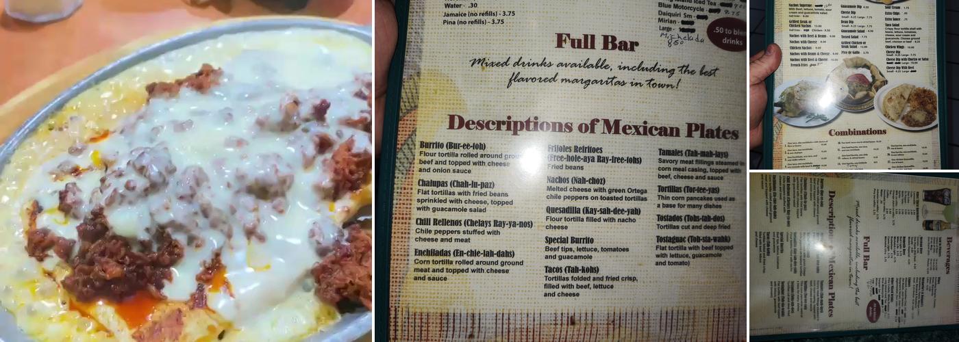 Los Magueyes Menu
