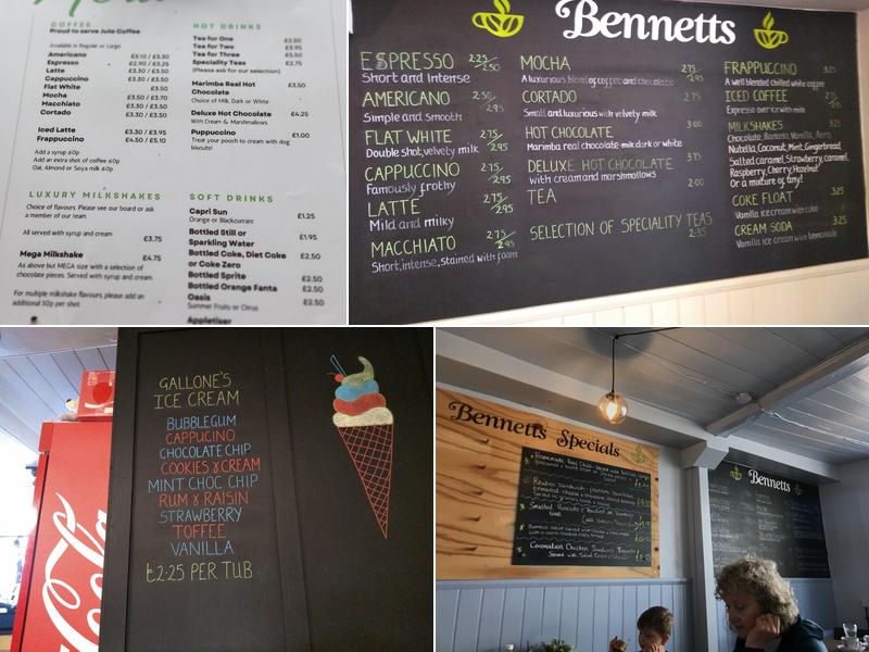 Bennett’s Menu