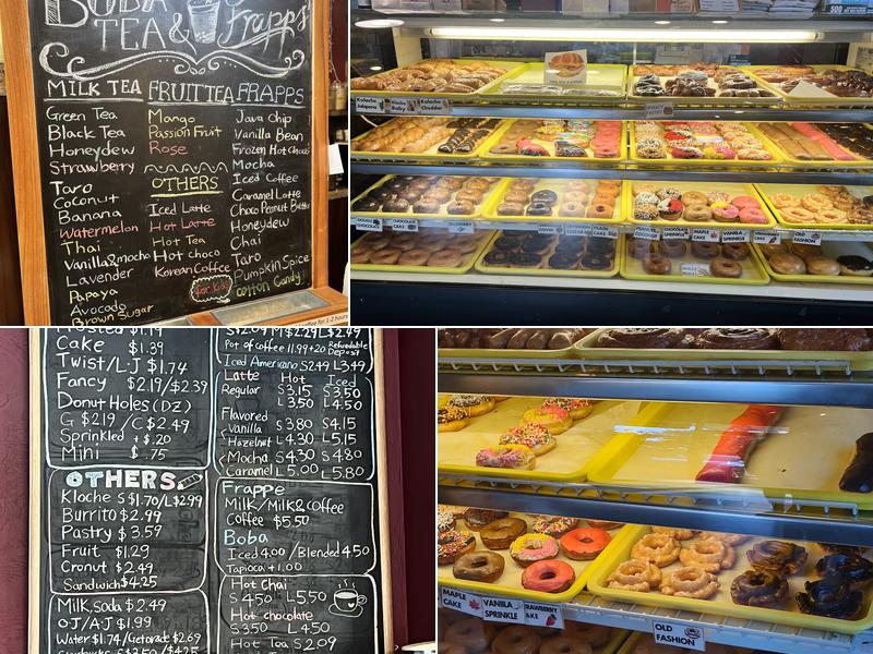 Daylight Donuts Menu