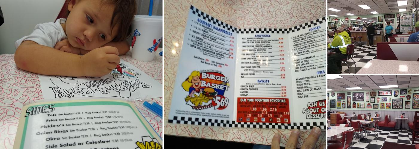 Boomarang Diner Menu