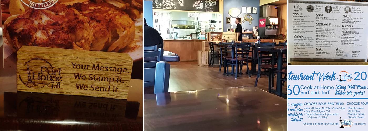 Port House® Grill Crab Cakes Menu