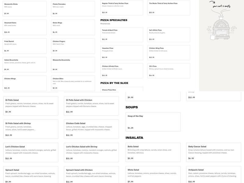 Leggio's Italian Restaurant Menu