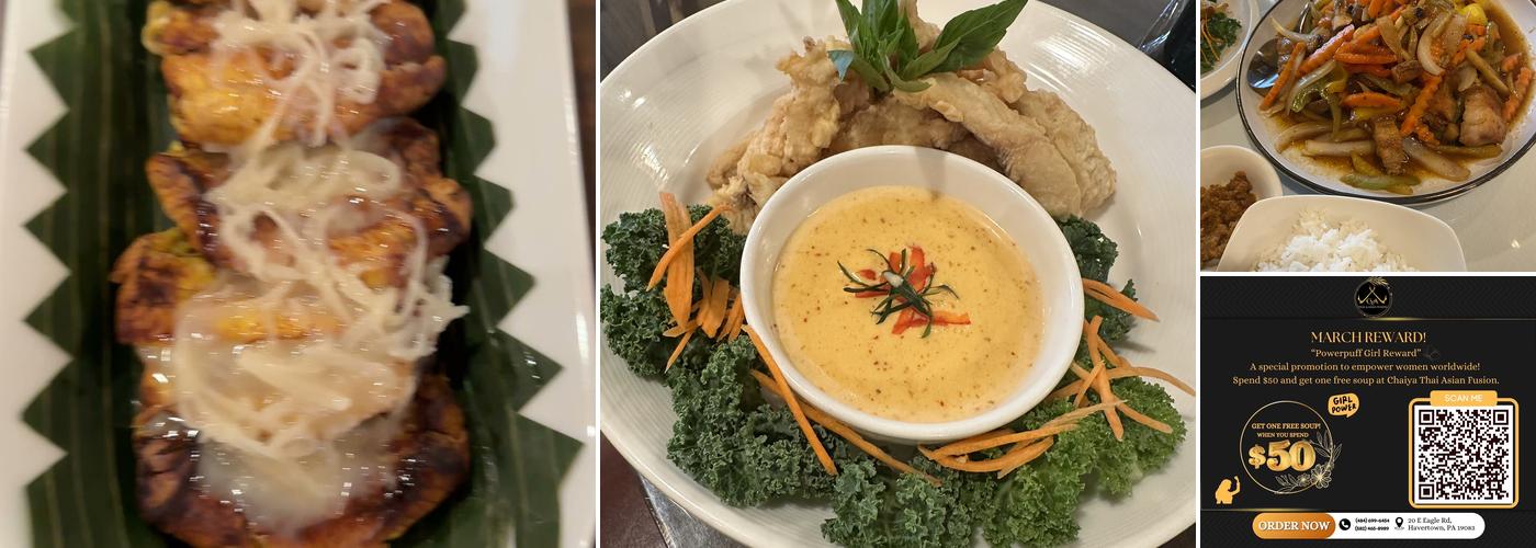 Chaiya Thai & Asian Fusion Menu