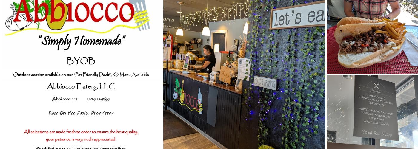 Abbiocco Menu
