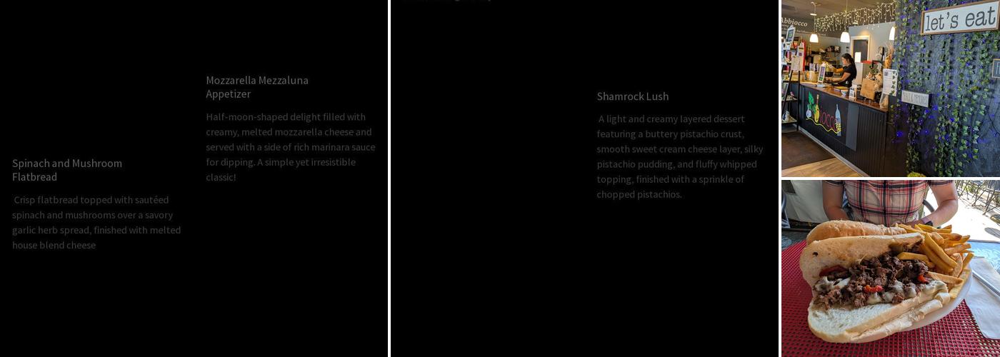 Abbiocco Menu
