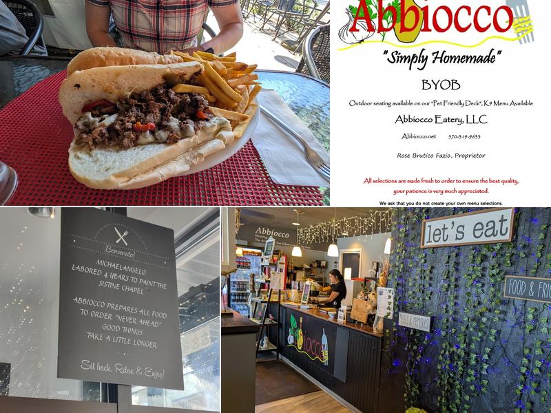 Abbiocco Menu