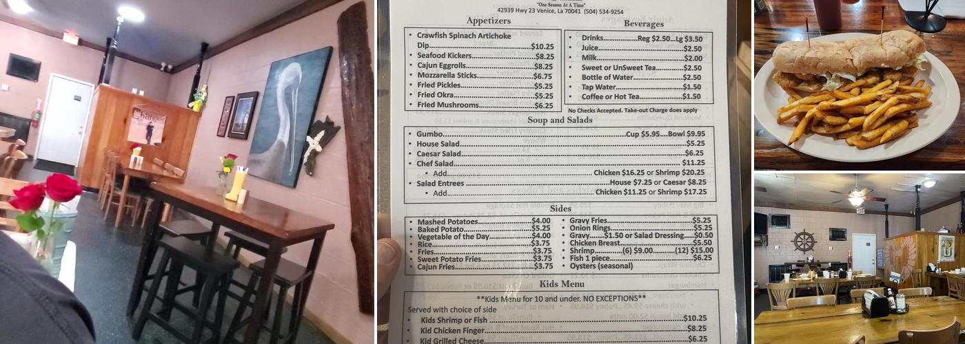 Changes Restaurants LLC Menu