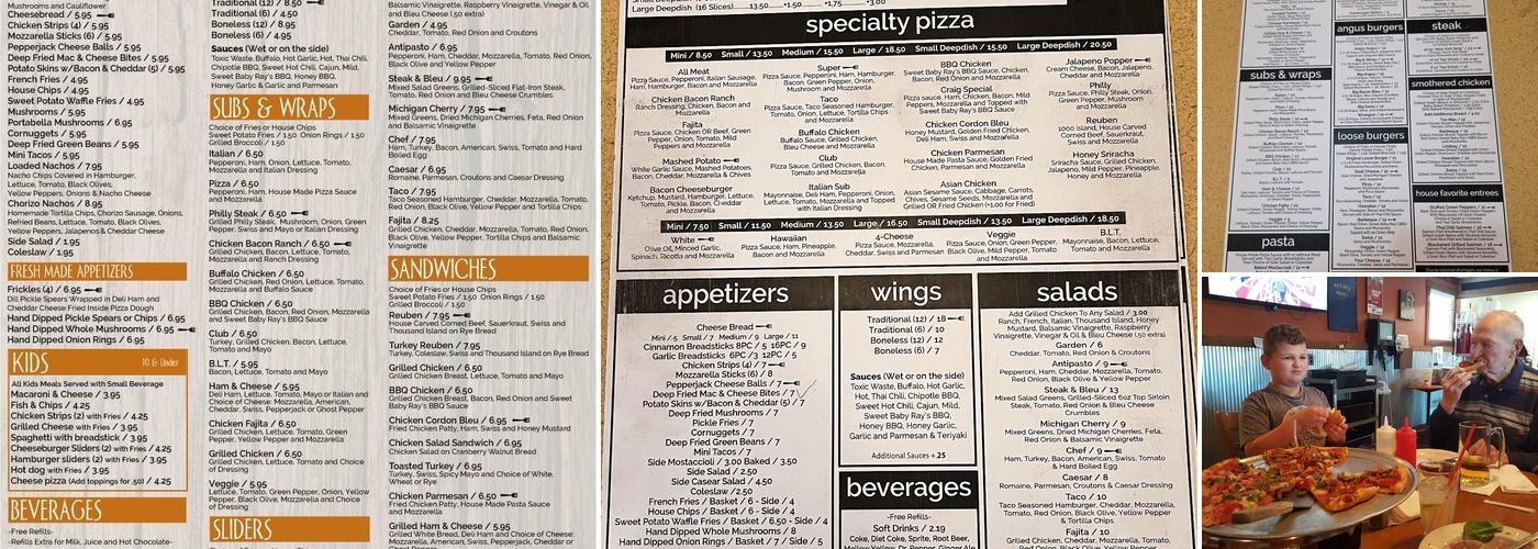 Anson's Menu