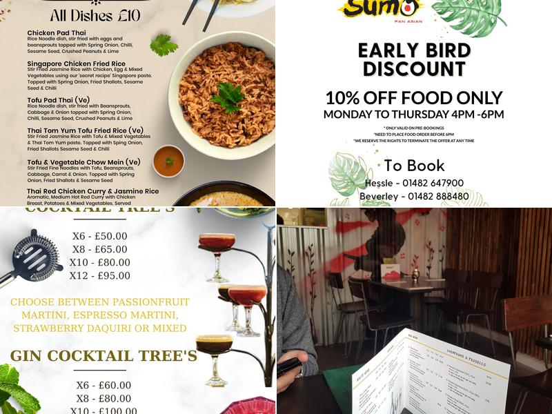 Sumo Pan Asian (Hessle) Menu