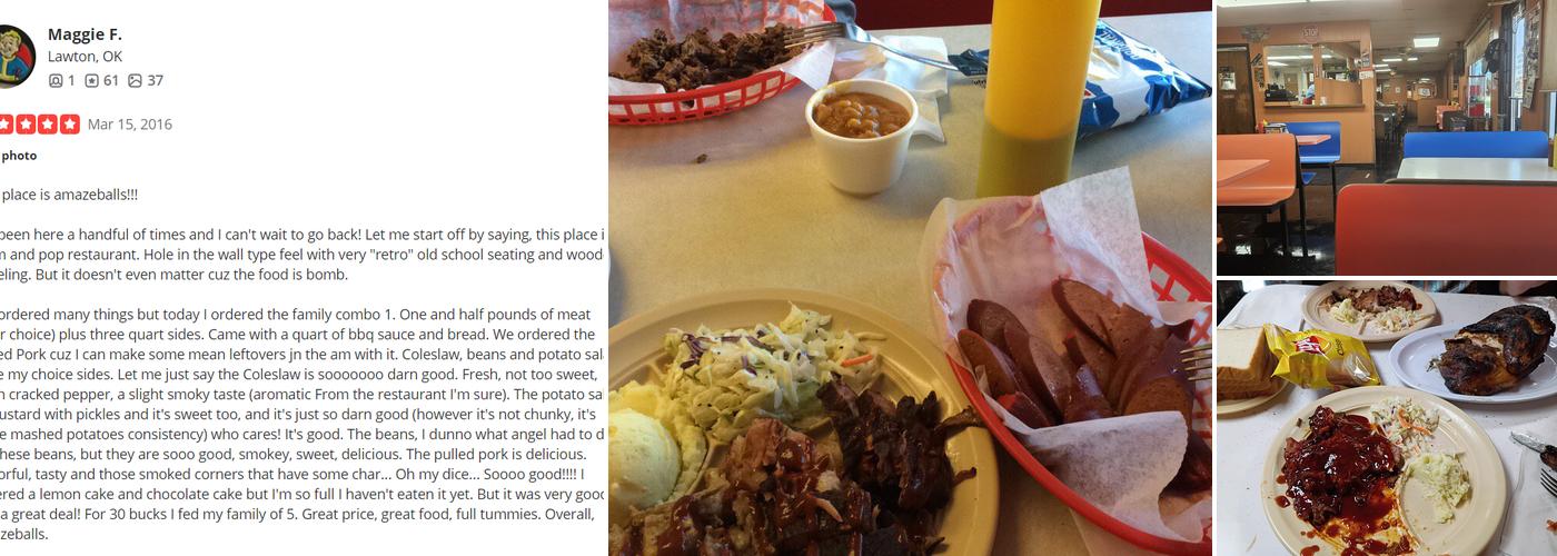 John & Cook`s Real Pit BBQ Menu