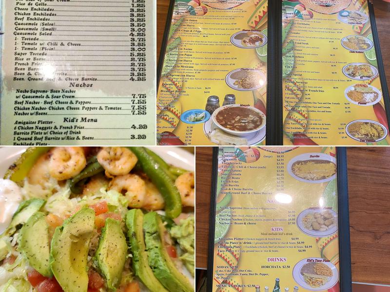Julio's Mexican Restaurant Menu