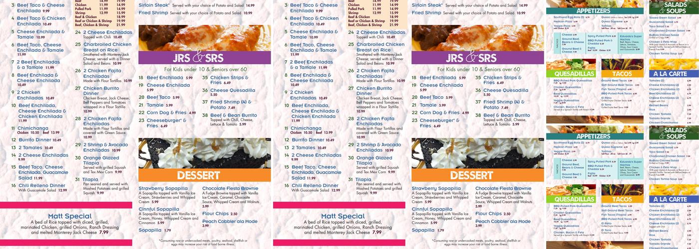 Eduardo's Menu