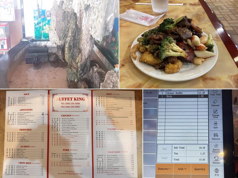 Buffet King Menu