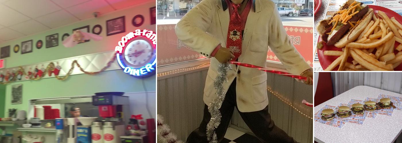 Boomarang Diner - Duncan Menu