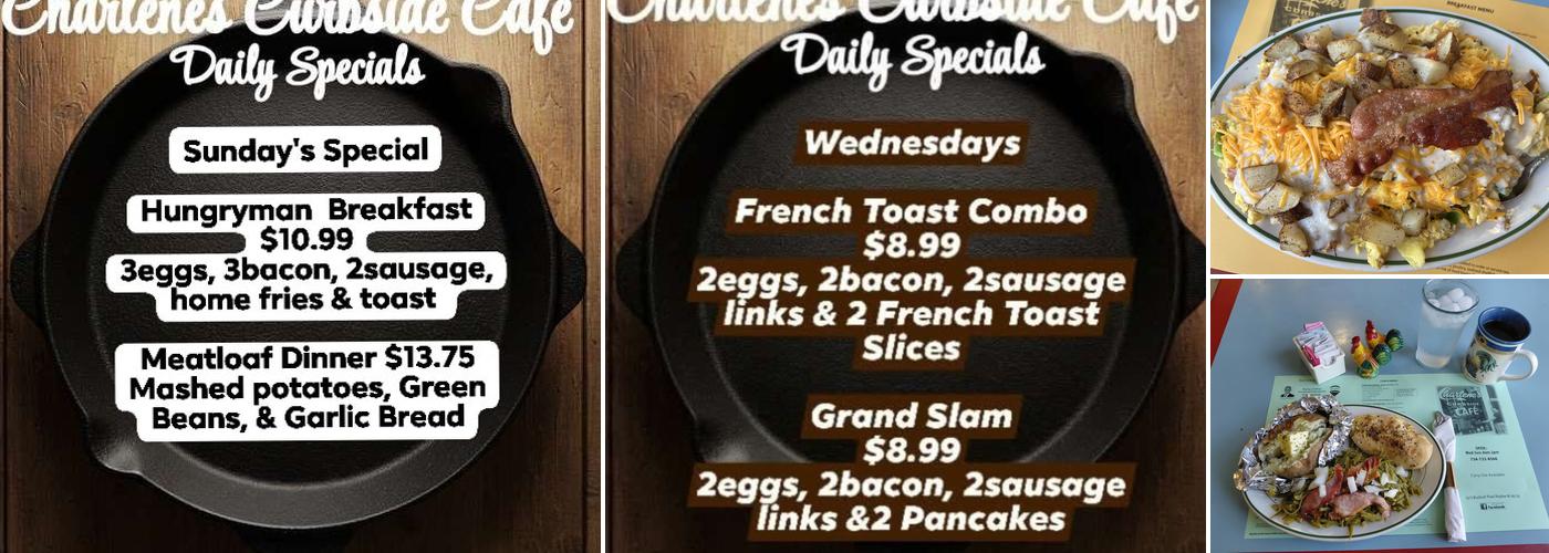 Charlene's Curbside Cafe Menu