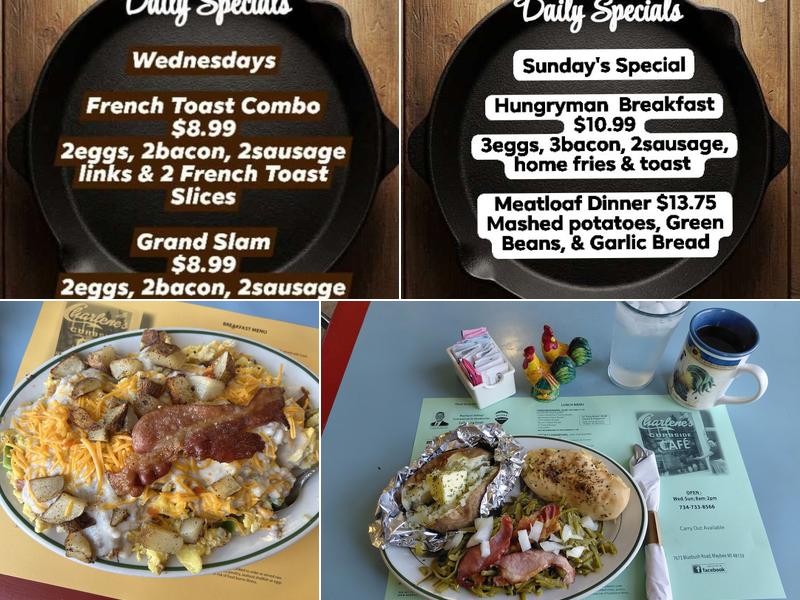 Charlene's Curbside Cafe Menu