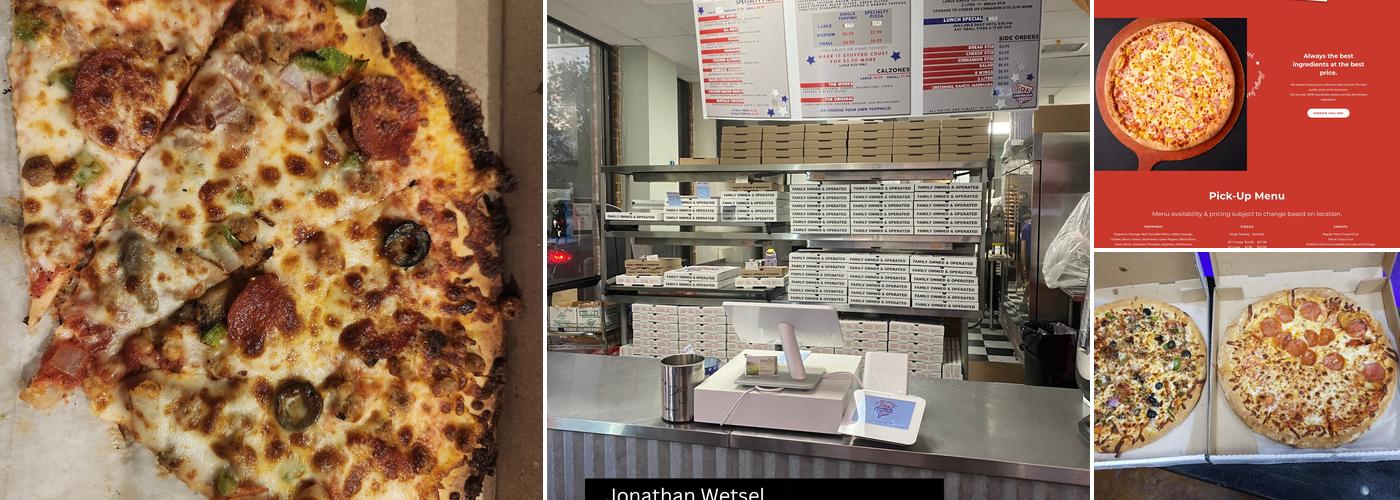 All American Pizza Menu