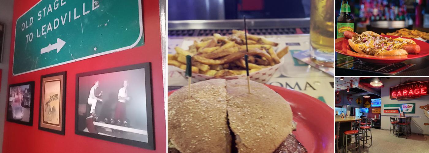 The Garage Burgers & Beer Menu