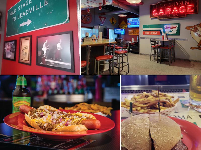 The Garage Burgers & Beer Menu