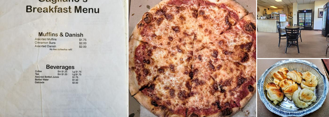 Gagliano's Pizza Menu