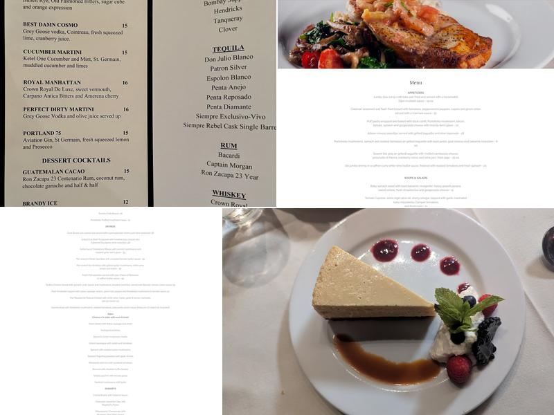 Signature Grill Menu