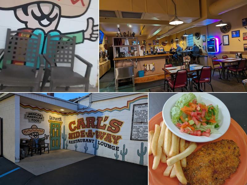 Carl's Hide-A-Way Menu