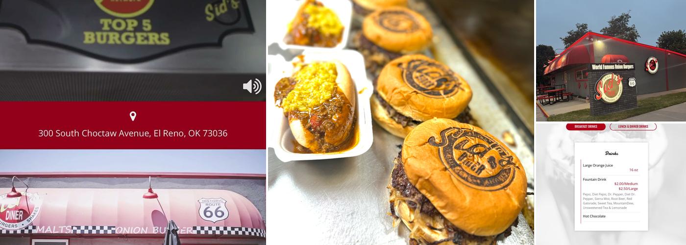 Sid's Diner Menu